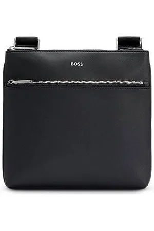 HUGO BOSS Umhängetasche mit Reißverschluss und Logo-Detail