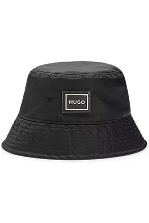 HUGO BOSS Herren Hüte - Fischerhut aus Twill mit eingerahmtem Logo