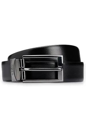 HUGO BOSS Wendegürtel aus Leder mit Logo-Steg