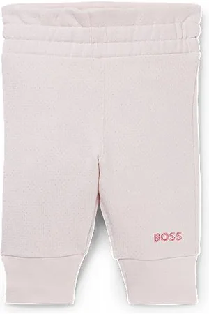 HUGO BOSS Baby-Jogginghose aus Baumwoll-Mix mit Logo-Stickerei