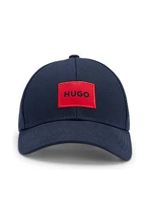 HUGO BOSS Cap aus Baumwoll-Twill mit rotem Logo-Label