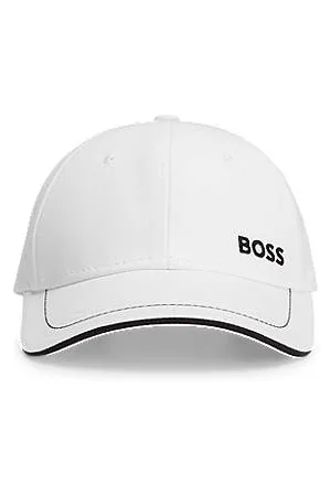 HUGO BOSS Cap aus Baumwoll-Twill mit Logo-Stickerei und Metallschließe