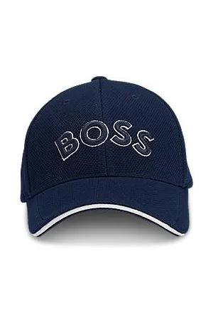 HUGO BOSS Cap aus gewebtem Piqué mit Logo-Stickerei