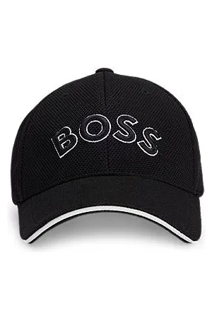 HUGO BOSS Cap aus gewebtem Piqué mit Logo-Stickerei