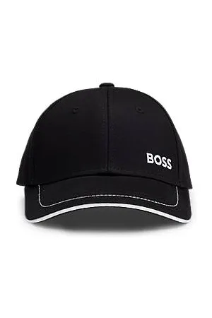 HUGO BOSS Cap aus Baumwoll-Twill mit Logo-Stickerei und Metallschließe