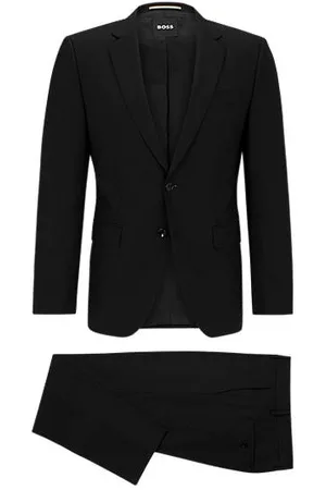 HUGO BOSS Slim-Fit Anzug aus elastischem Schurwoll-Mix