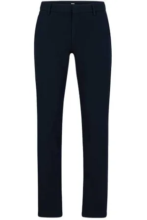 HUGO BOSS Slim-Fit Hose aus elastischem Baumwoll-Mix