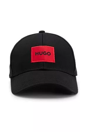 HUGO BOSS Cap aus Baumwoll-Twill mit rotem Logo-Label