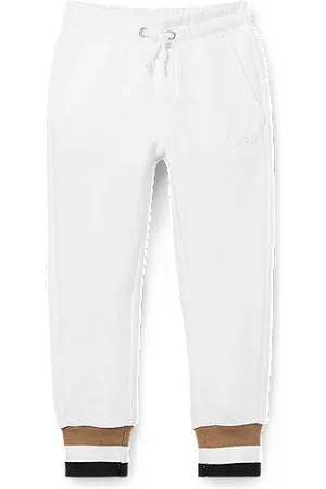 HUGO BOSS Kids-Jogginghose aus Baumwolle mit Signature-Streifen an den Bündchen