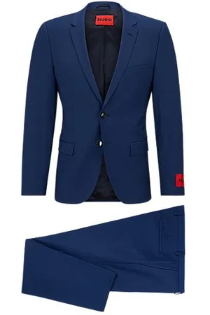 HUGO BOSS Extra Slim-Fit Anzug aus elastischem Schurwoll-Mix