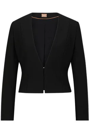 HUGO BOSS Slim-Fit Kurzblazer aus Stretch-Gewebe
