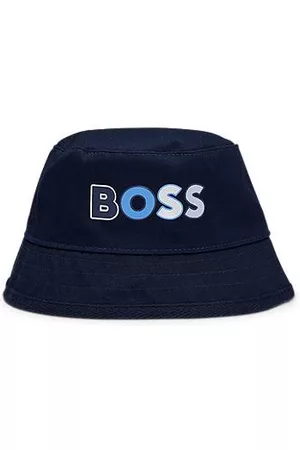 HUGO BOSS Baby Hüte - Baby-Fischerhut mit mehrfarbigem Logo-Print