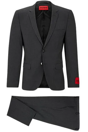 HUGO BOSS Extra Slim-Fit Anzug aus elastischem Schurwoll-Mix