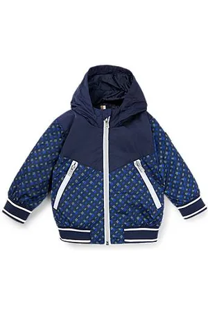 HUGO BOSS Kids-Jacke mit Kapuze und Monogramm-Print