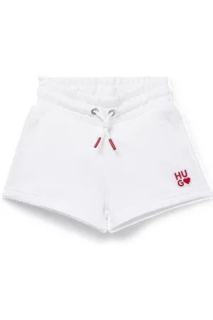 HUGO BOSS Mädchen Shorts - Kids-Shorts aus French Terry mit Logo-Details