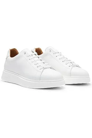 HUGO BOSS Sneakers aus Leder mit Gummisohlen