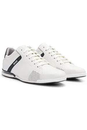 HUGO BOSS Ledersneakers mit geruchsneutralisierendem Innenfutter