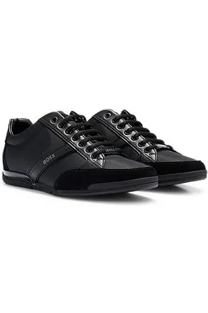 HUGO BOSS Sneakers mit Veloursleder und Kunstleder