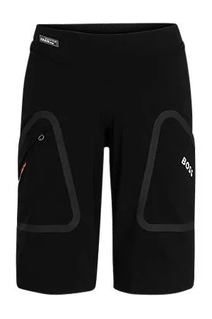HUGO BOSS X ASSOS Regular-Fit Cargo-Shorts mit Branding