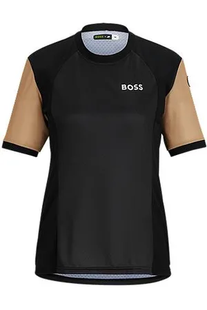 HUGO BOSS X ASSOS Regular-Fit Jersey-Top mit UPF 35 und Branding