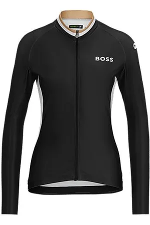 HUGO BOSS X ASSOS Jersey-Top mit Reißverschluss und drei Taschen auf der Rückseite