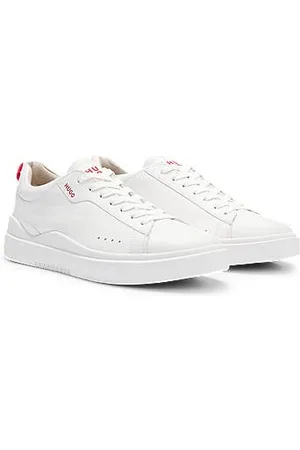HUGO BOSS Sneakers aus Glattleder mit Cupsohlen