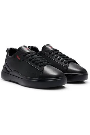 HUGO BOSS Sneakers aus Glattleder mit Cupsohlen