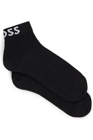 HUGO BOSS Zweier-Pack kurze Socken mit Kontrast-Logos