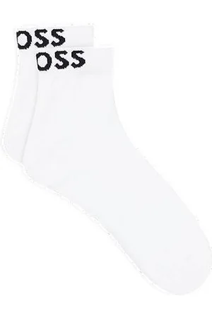 HUGO BOSS Zweier-Pack kurze Socken mit Kontrast-Logos