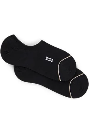 HUGO BOSS Zweier-Pack knöchellange Socken mit Branding