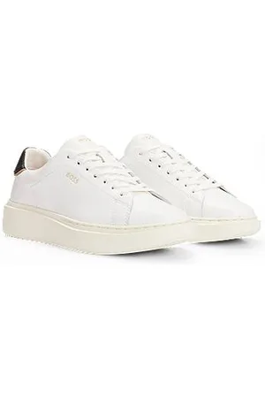 HUGO BOSS Sneakers aus Leder mit Schnürung und Logo-Details