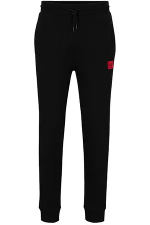 HUGO BOSS Jogginghose aus Baumwoll-Terry mit Logo-Label