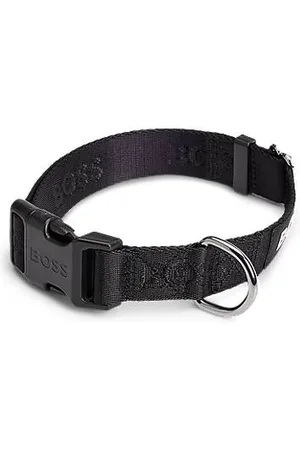 HUGO BOSS Hundehalsband mit Jacquard-Logo-Details