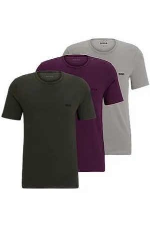 HUGO BOSS Dreier-Pack T-Shirts mit Logo-Stickerei