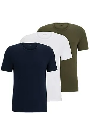 HUGO BOSS Dreier-Pack T-Shirts mit Logo-Stickerei