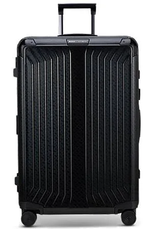 HUGO BOSS | Samsonite Koffer aus eloxiertem Aluminium mit Monogrammen