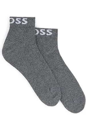 HUGO BOSS Zweier-Pack kurze Socken mit Kontrast-Logos