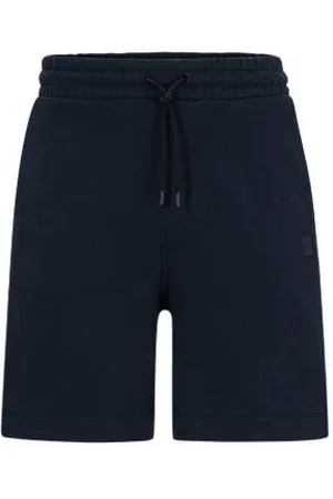 HUGO BOSS Relaxed-Fit Shorts aus Baumwoll-Terry mit Logoabzeichen