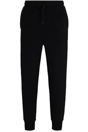 HUGO BOSS Jogginghose aus Stretch-Baumwolle mit Logo-Print