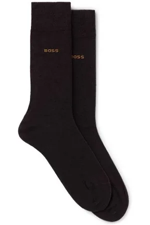HUGO BOSS Zweier-Pack mittelhohe Socken aus Baumwoll-Mix