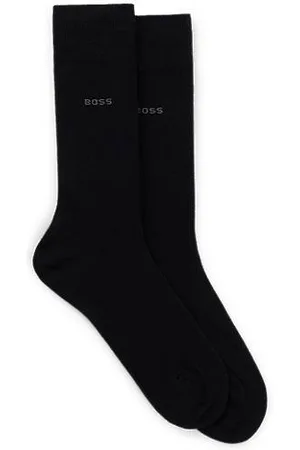 HUGO BOSS Zweier-Pack mittelhohe Socken aus Baumwoll-Mix