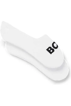 HUGO BOSS Füßlinge aus elastischem Baumwoll-Mix im Zweier-Pack