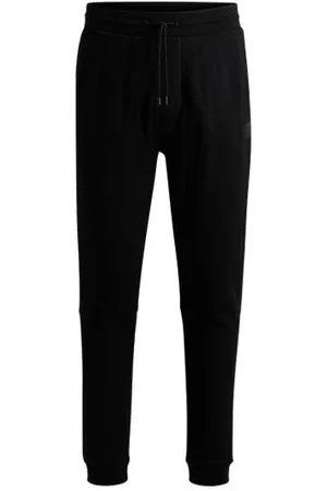 HUGO BOSS Jogginghose aus Baumwoll-Terry mit Logo-Aufnäher