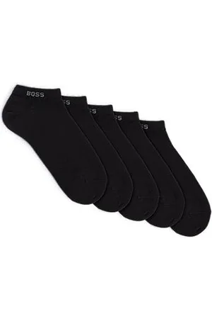 HUGO BOSS Fünfer-Pack knöchellange Socken mit Logo-Details