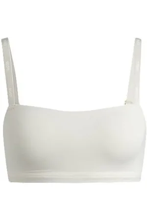 HUGO BOSS Bralette aus Stretch-Jersey mit Logo-Trägern