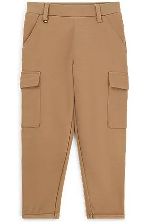 HUGO BOSS Kids-Cargo-Hose aus Stretch-Piqué