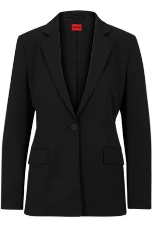 HUGO BOSS Regular-Fit Blazer mit fallendem Revers