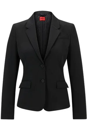 HUGO BOSS Einreiher aus Stretch-Gewebe mit fallendem Revers