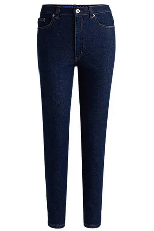 HUGO BOSS Skinny-Fit Jeans aus dunkelblauem Stretch-Denim