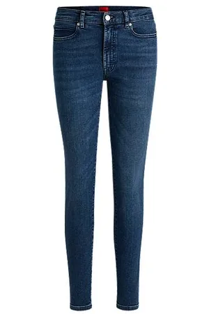 HUGO BOSS Blaue Skinny-Fit Jeans aus Stretch-Denim